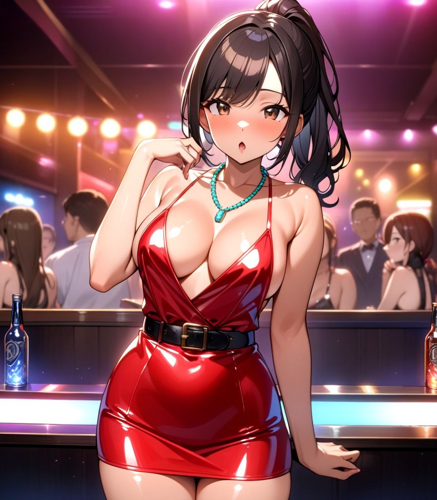 サンプル画像3:くそビッチギャル サテンドレスの厳選写真集(reinbee) [d_407163]