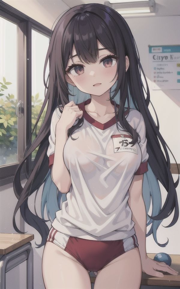 サンプル画像1:体操服エッチ 発育途中のエッチな好奇心(虹のふもと) [d_407268]