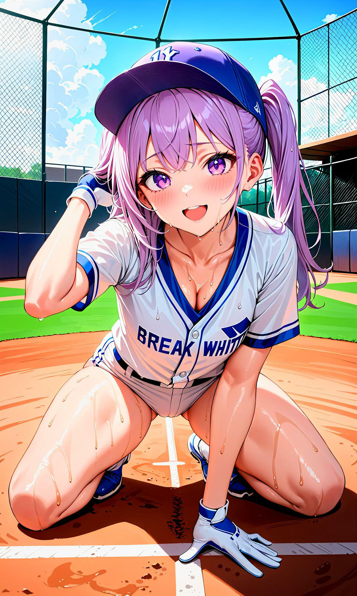 サンプル画像2:エチエチ野球部-野球部エースのエチエチノックのせいでホームスチールなんだが！-(BETA) [d_407275]