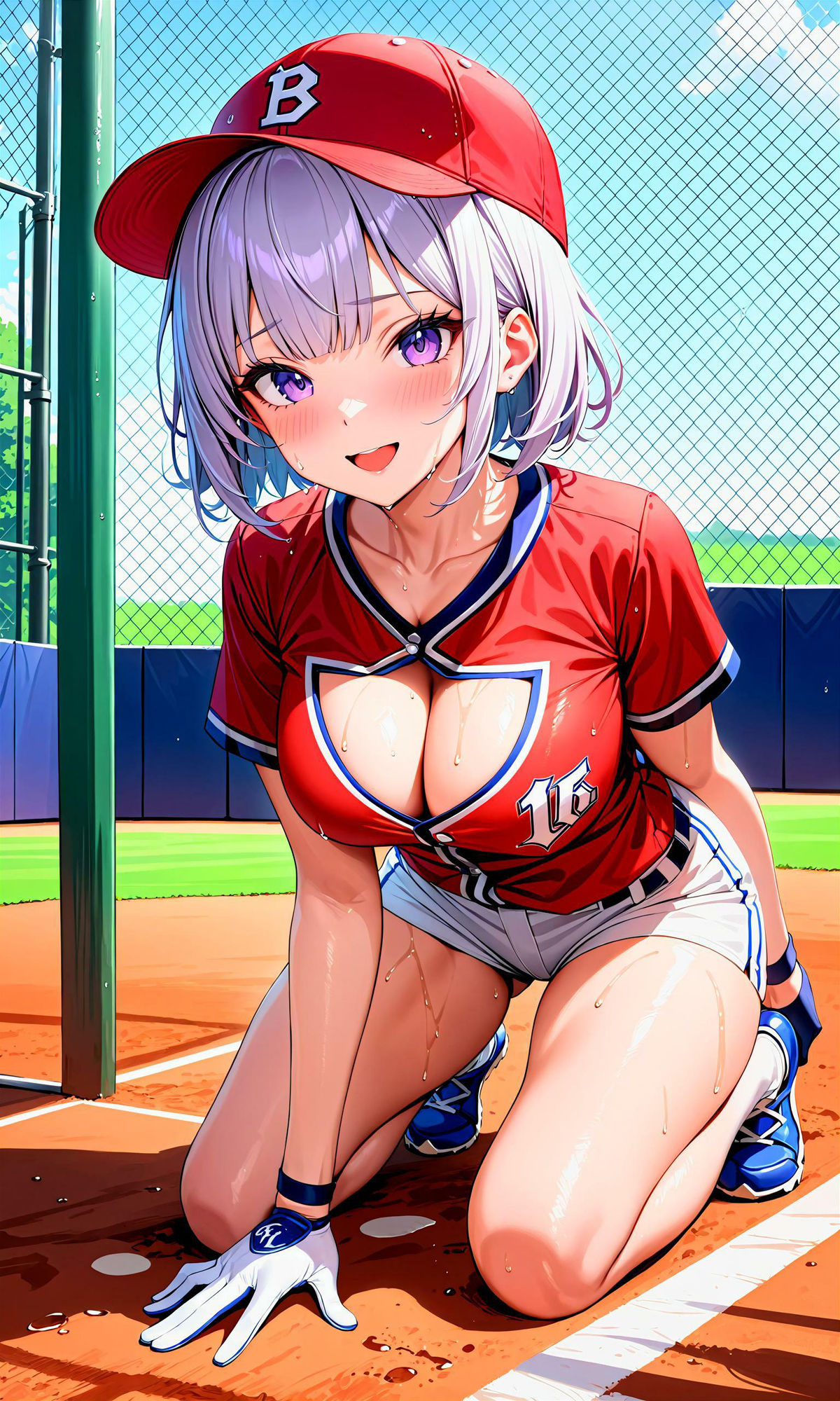 サンプル画像3:エチエチ野球部-野球部エースのエチエチノックのせいでホームスチールなんだが！-(BETA) [d_407275]