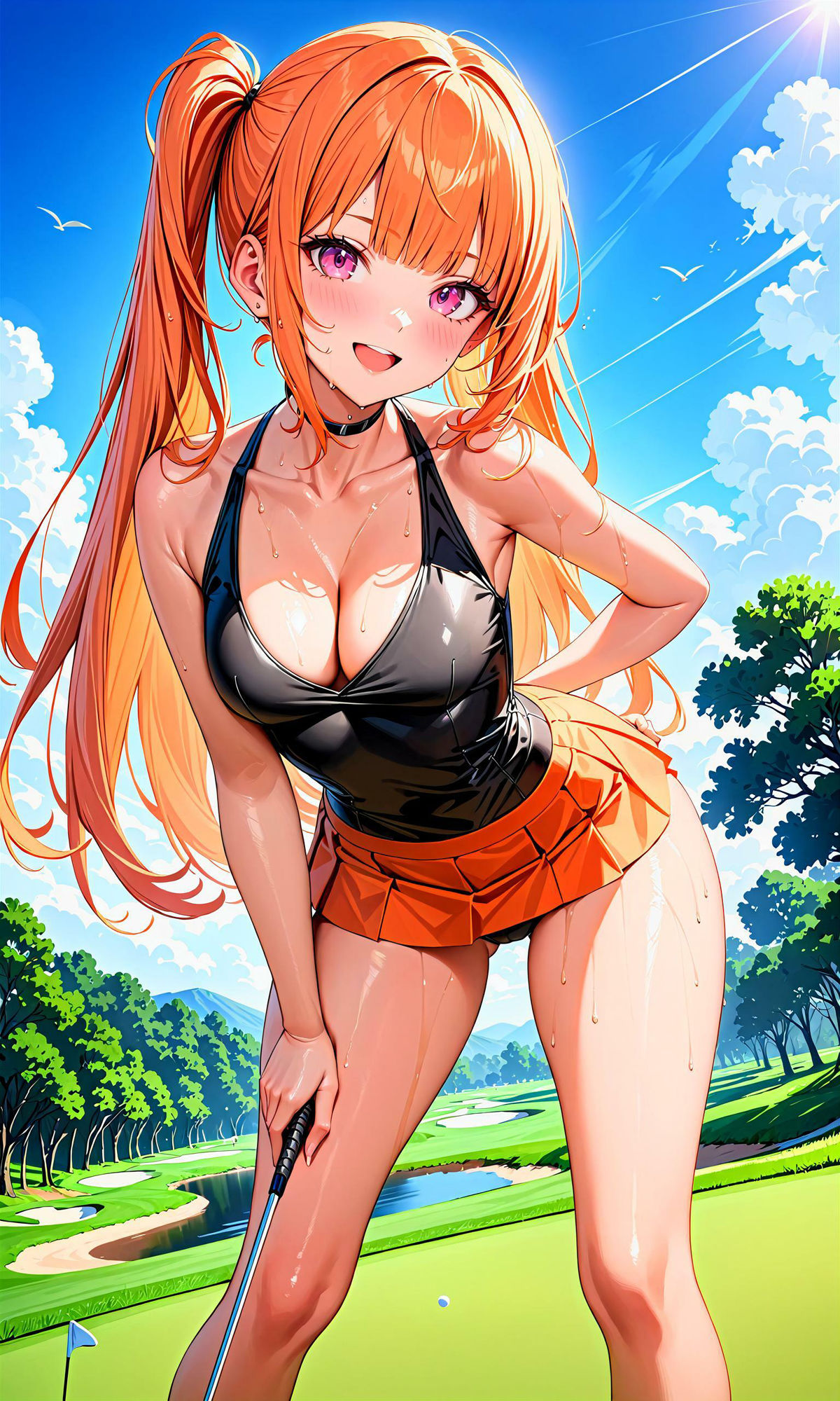 サンプル画像3:エチエチゴルフ部-ゴルフ部のエースが俺にだけ教える秘密のスイング！-(BETA) [d_407280]