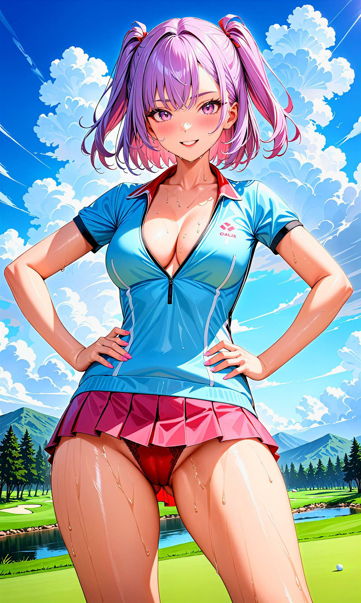 サンプル画像4:エチエチゴルフ部-ゴルフ部のエースが俺にだけ教える秘密のスイング！-(BETA) [d_407280]