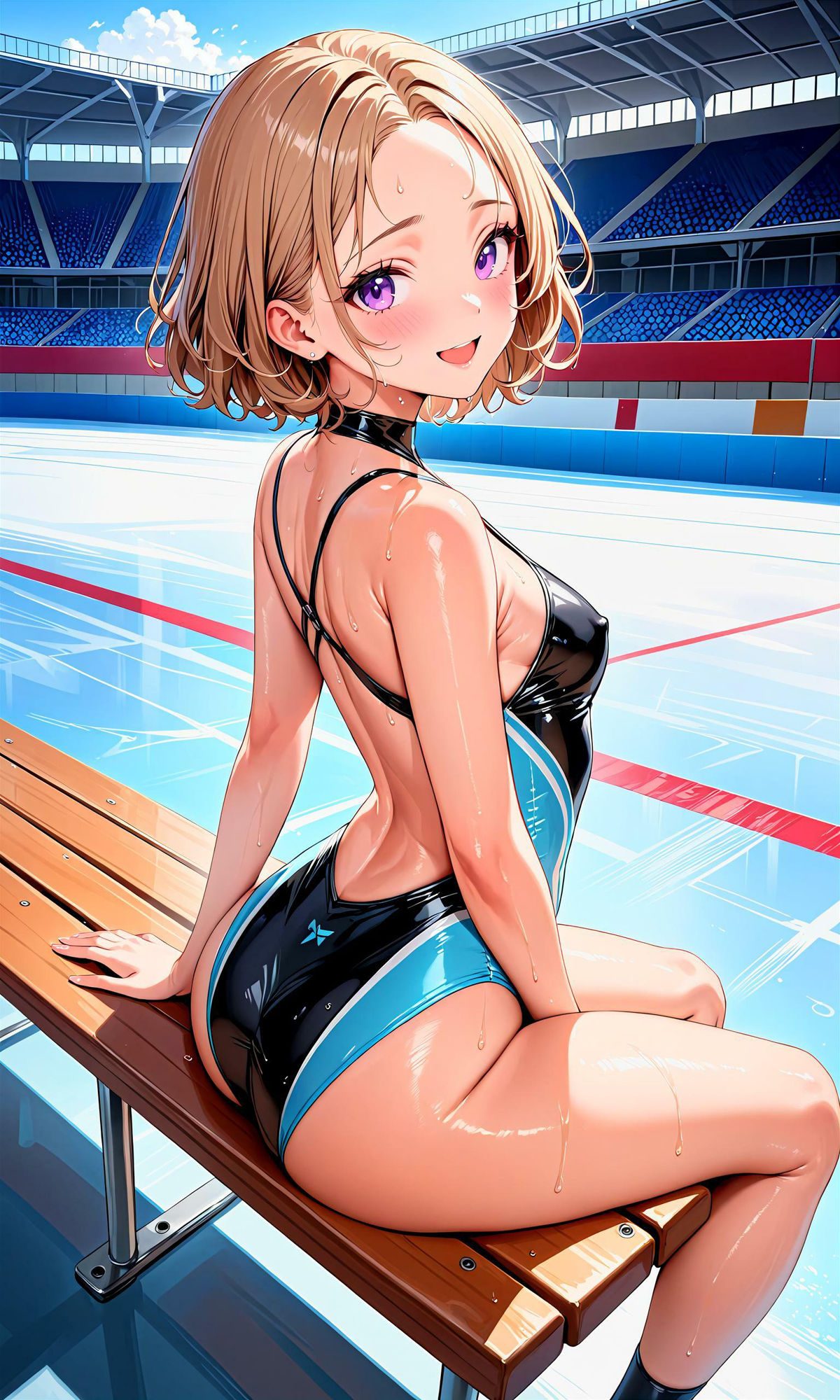 サンプル画像4:エチエチスケート部-氷上の妖精とキメる汗だくトリプルアクセル！-(BETA) [d_407284]