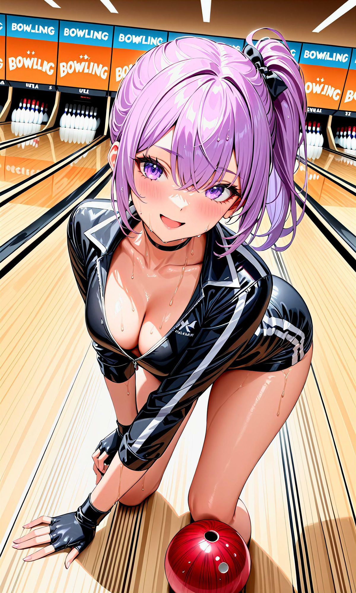 サンプル画像3:エチエチボウリング部-秘密のレーンでコソ練！エチエチストライク！-(BETA) [d_407296]