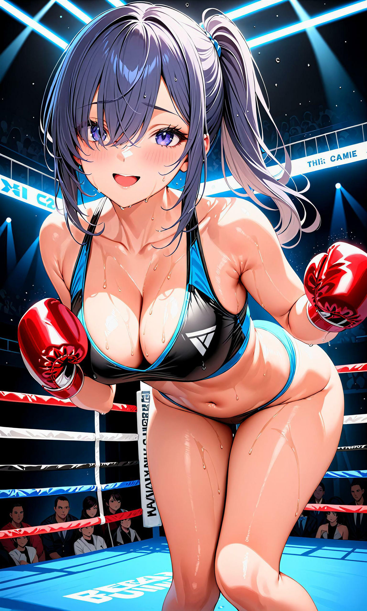 サンプル画像2:エチエチボクシング部-試合後の汗だく女子と深夜の秘密特訓！-(BETA) [d_407299]