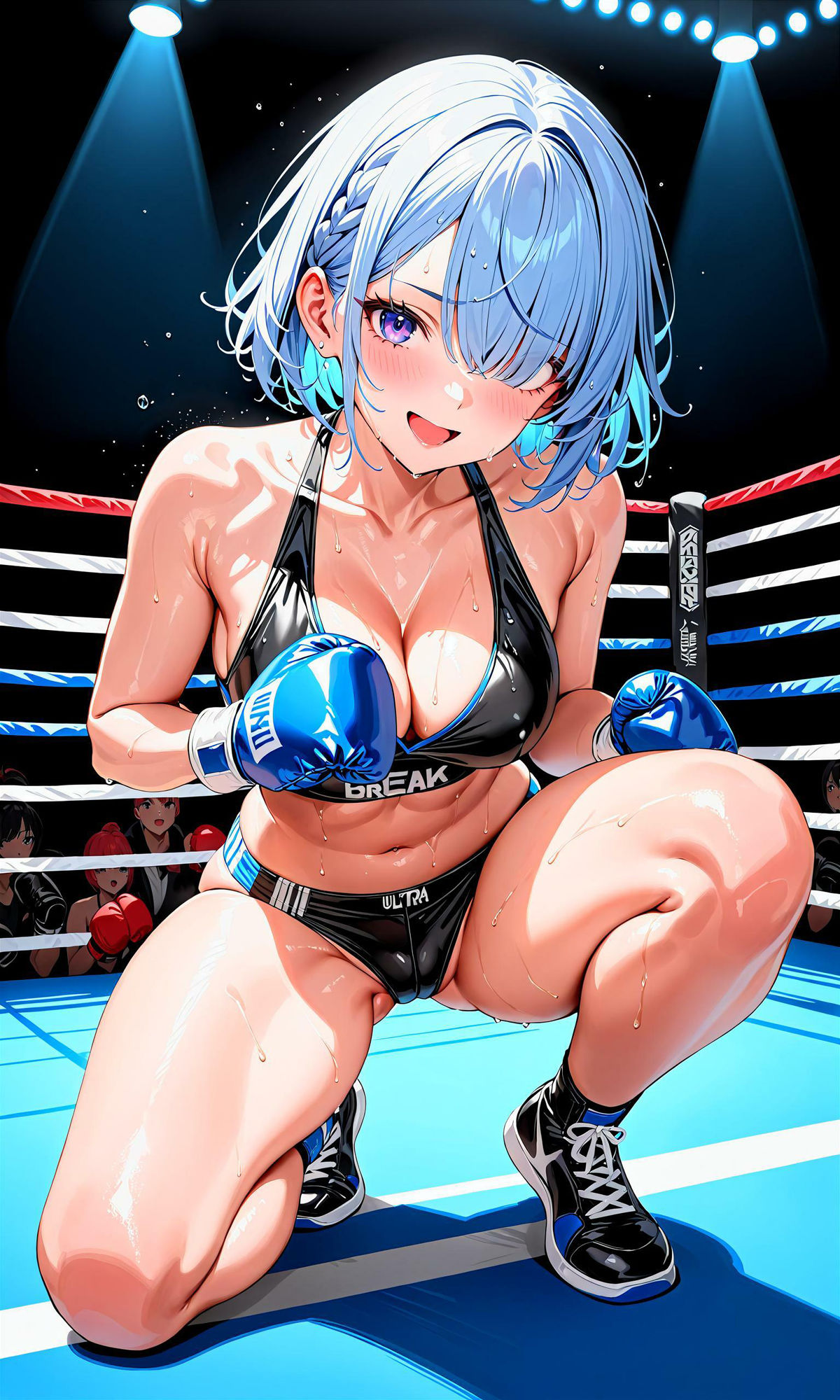 サンプル画像3:エチエチボクシング部-試合後の汗だく女子と深夜の秘密特訓！-(BETA) [d_407299]