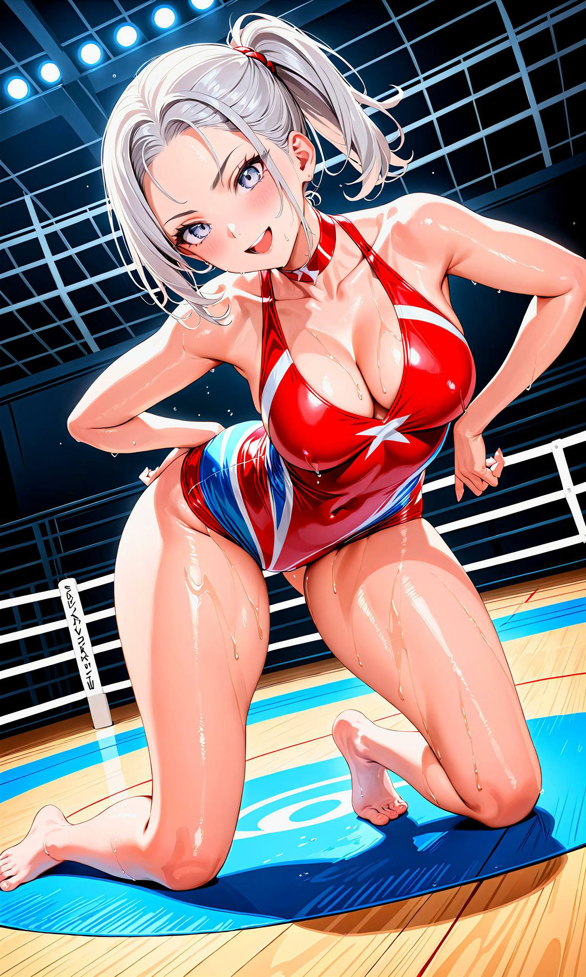 サンプル画像1:エチエチレスリング部-俺だけが知っている！彼女の秘密のテイクダウン中の汗の香り！-(BETA) [d_407303]