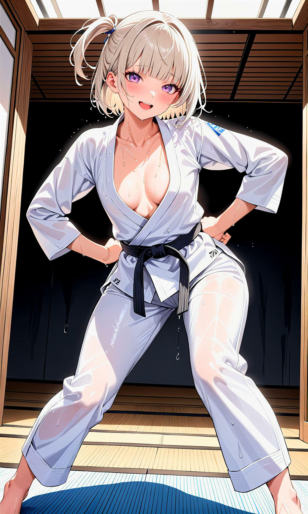 サンプル画像2:エチエチ柔道部-柔道部エースの寝技で締め落とされたい件！-(BETA) [d_407306]