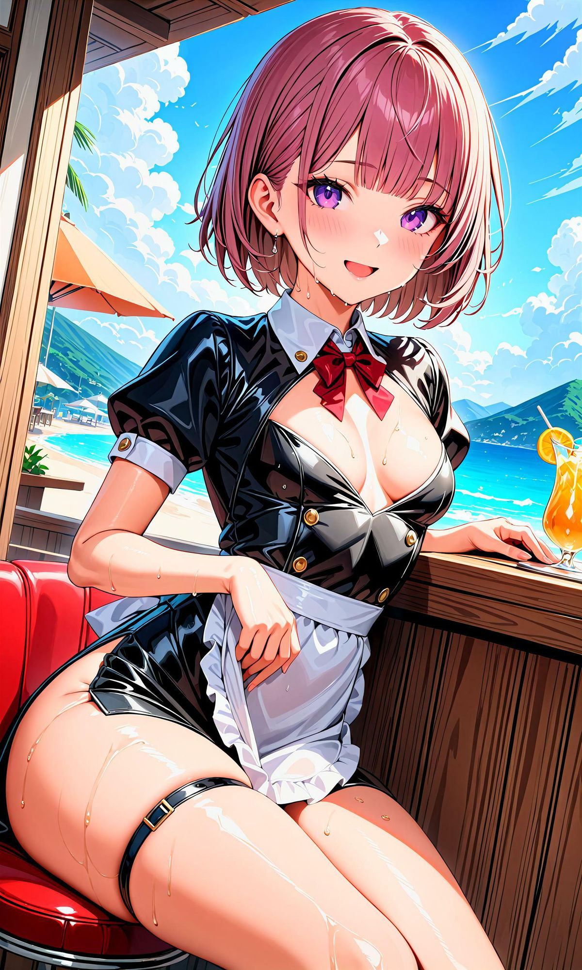 サンプル画像2:エチエチウェイトレスさん-僕だけのオーダーを聞いてくれる専属ウェイトレスさん！-(BETA) [d_407310]