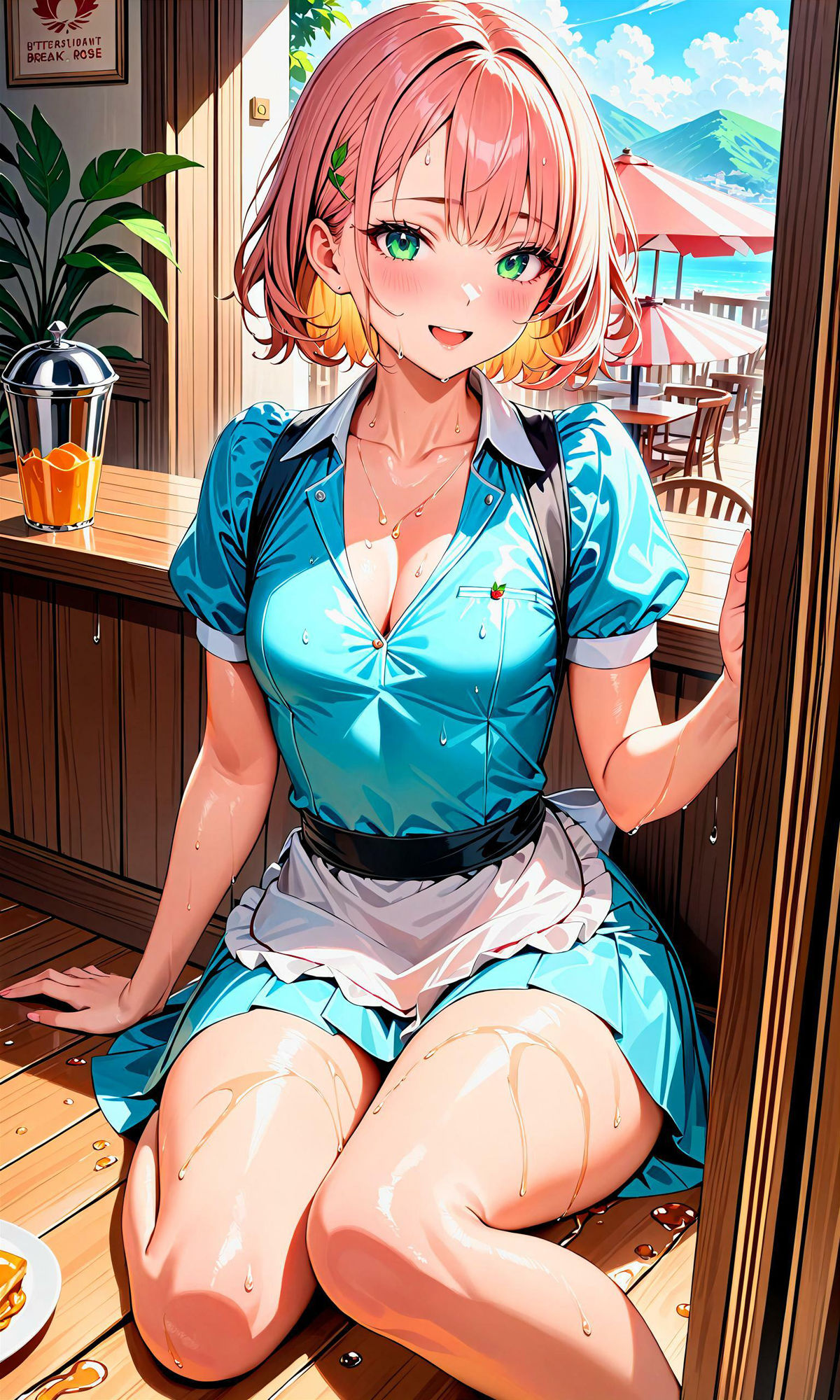 サンプル画像4:エチエチウェイトレスさん-僕だけのオーダーを聞いてくれる専属ウェイトレスさん！-(BETA) [d_407310]