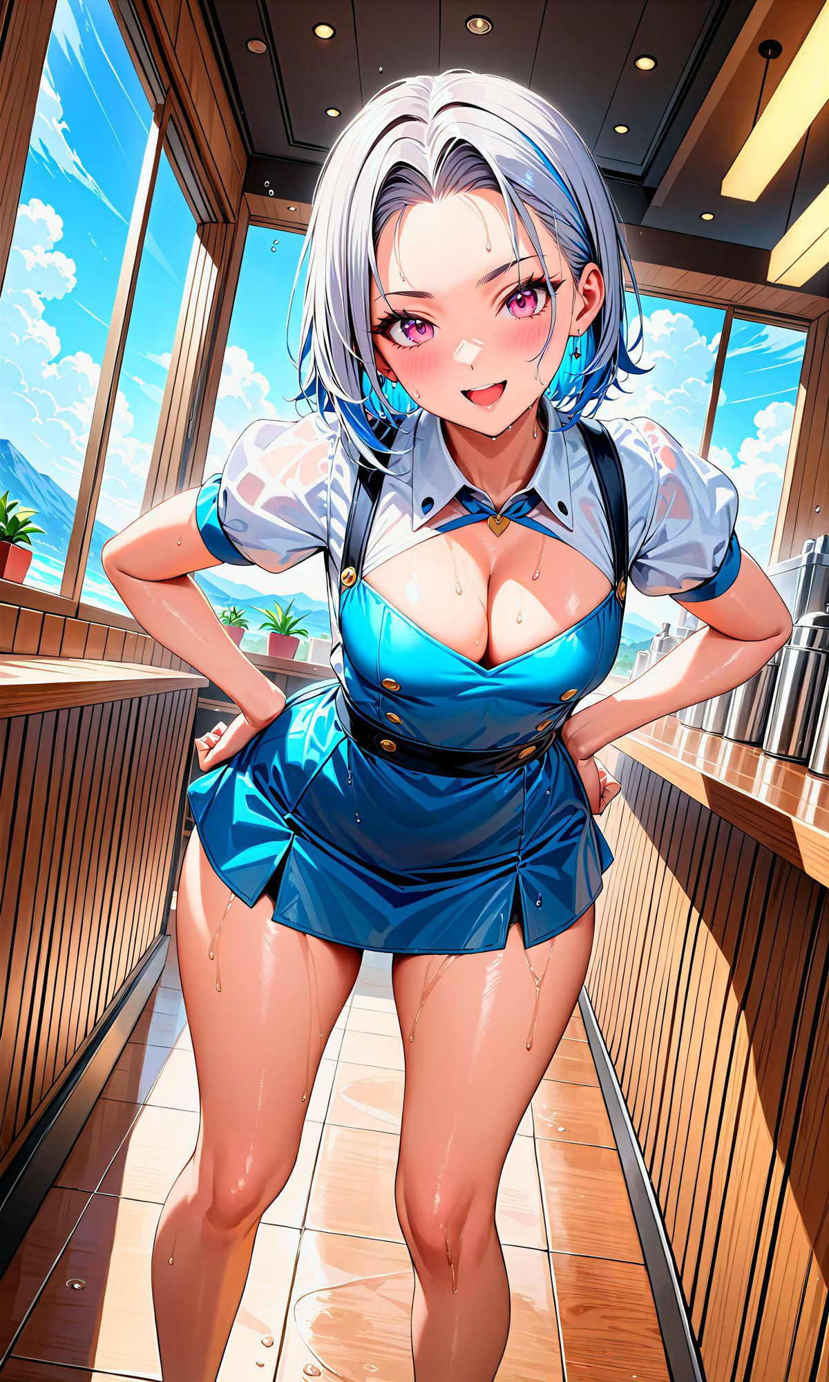 サンプル画像5:エチエチウェイトレスさん-僕だけのオーダーを聞いてくれる専属ウェイトレスさん！-(BETA) [d_407310]