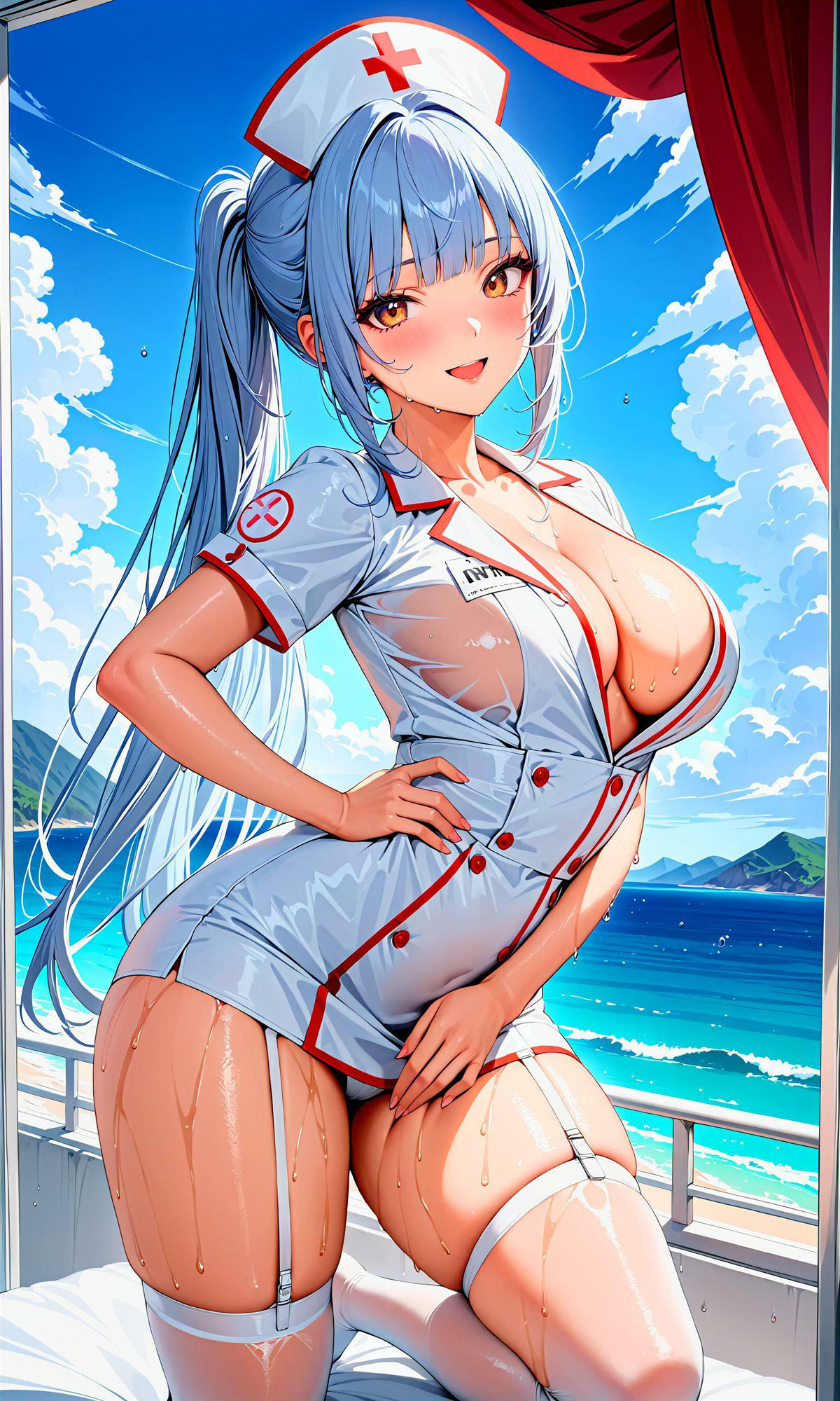 サンプル画像1:エチエチナースさん-えちえちナースさんのせいで一生治らない病気にかかった件！-(BETA) [d_407315]