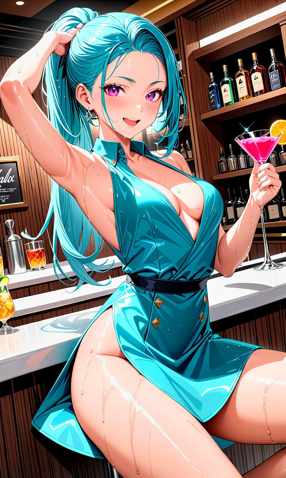 サンプル画像1:エチエチバーテンダーさん-えちえちエキスで香りづけされたら今夜は帰れないんだがw-(BETA) [d_407316]