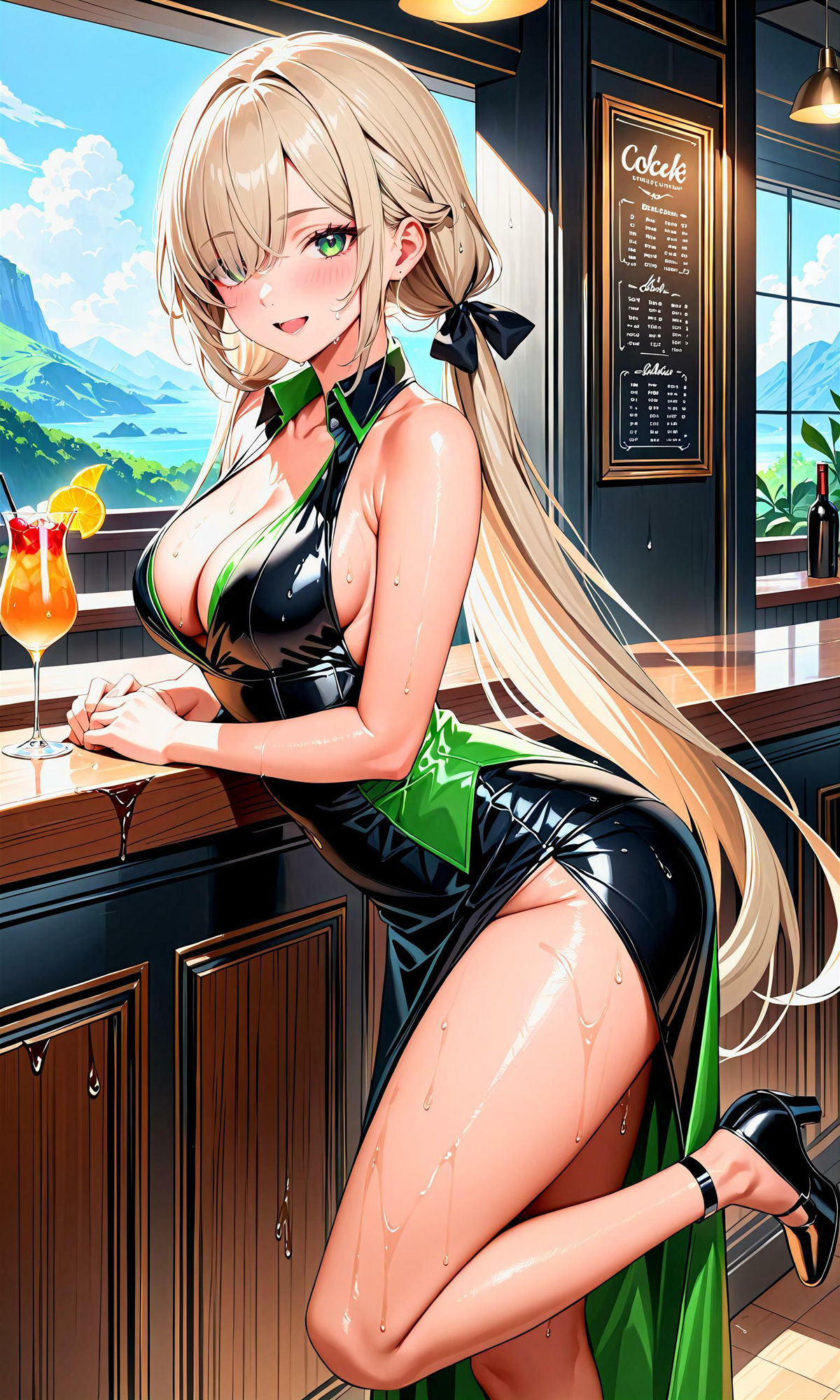 サンプル画像2:エチエチバーテンダーさん-えちえちエキスで香りづけされたら今夜は帰れないんだがw-(BETA) [d_407316]