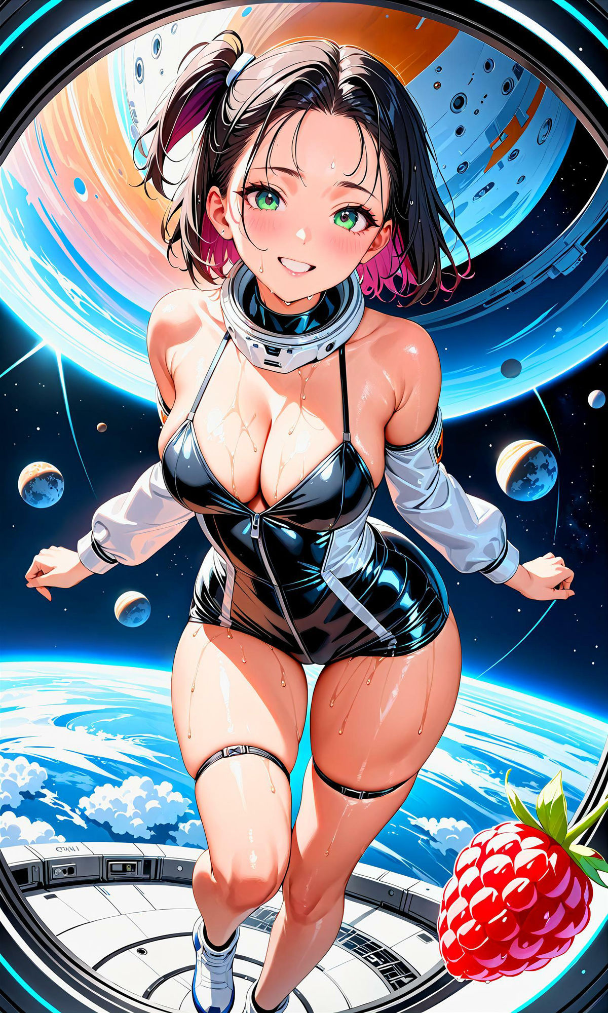 サンプル画像4:エチエチ宇宙飛行士さん-地球の色なんてどうでもよくなる宇宙飛行士さんがエッチな件！-(BETA) [d_407325]