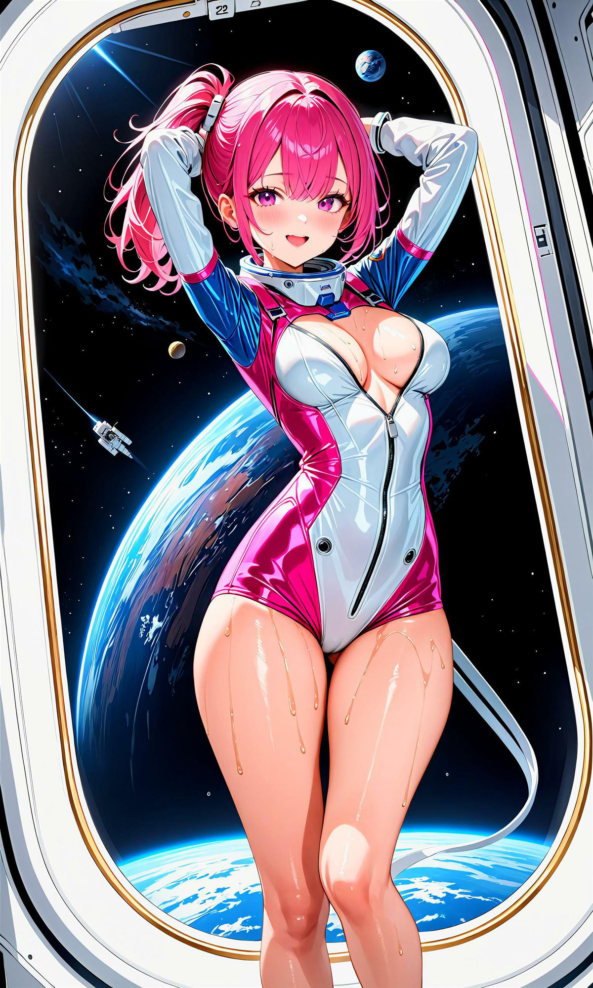 サンプル画像5:エチエチ宇宙飛行士さん-地球の色なんてどうでもよくなる宇宙飛行士さんがエッチな件！-(BETA) [d_407325]