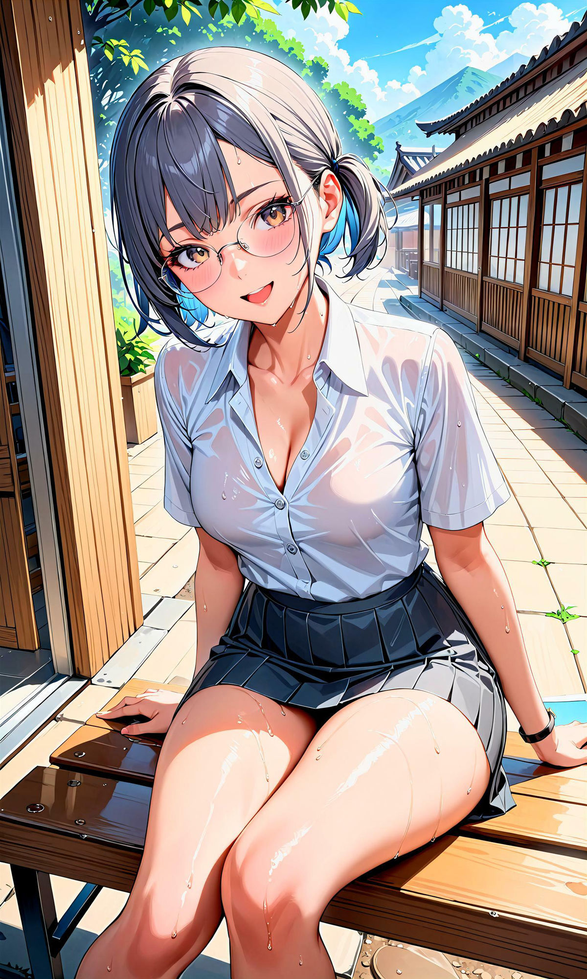 サンプル画像5:エチエチ女教師さん-ドジっ子先生がえちえちすぎて成績がさがる件！-(BETA) [d_407328]