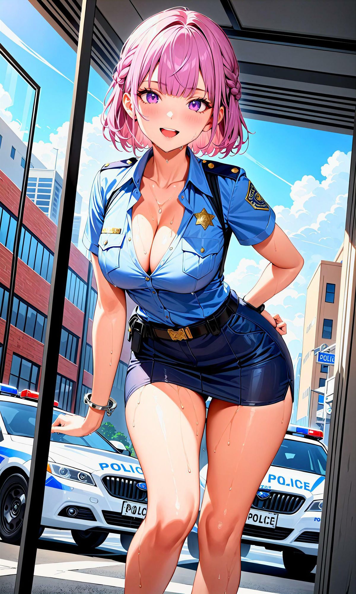 サンプル画像4:エチエチ婦警さん-エチエチすぎて僕よりもあなたが逮捕されちゃうのでは？-(BETA) [d_407330]