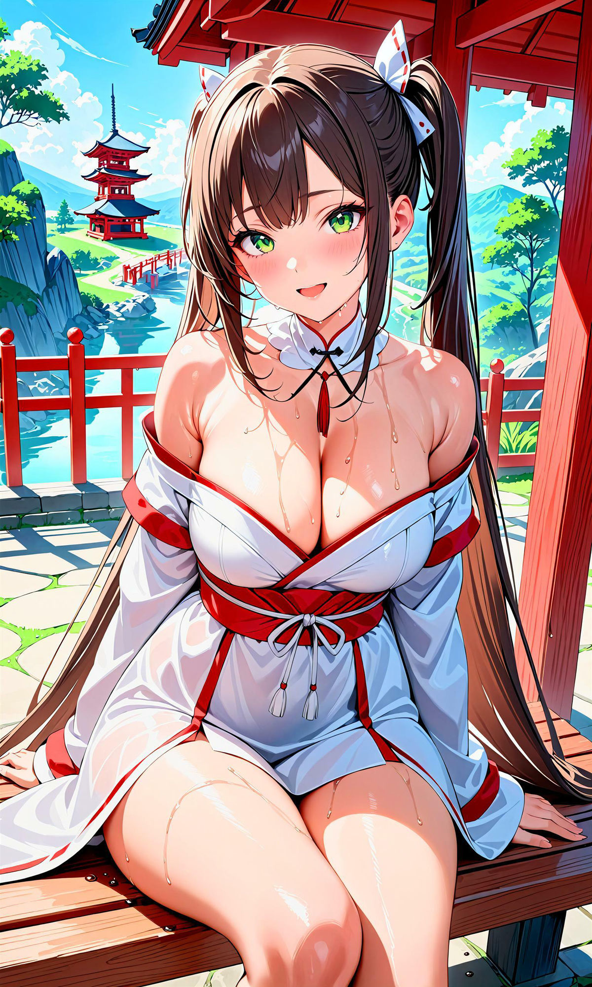 サンプル画像4:エチエチ巫女さん-罰があったってもいいから巫女さんと仲良くなりたい件！-(BETA) [d_407344]