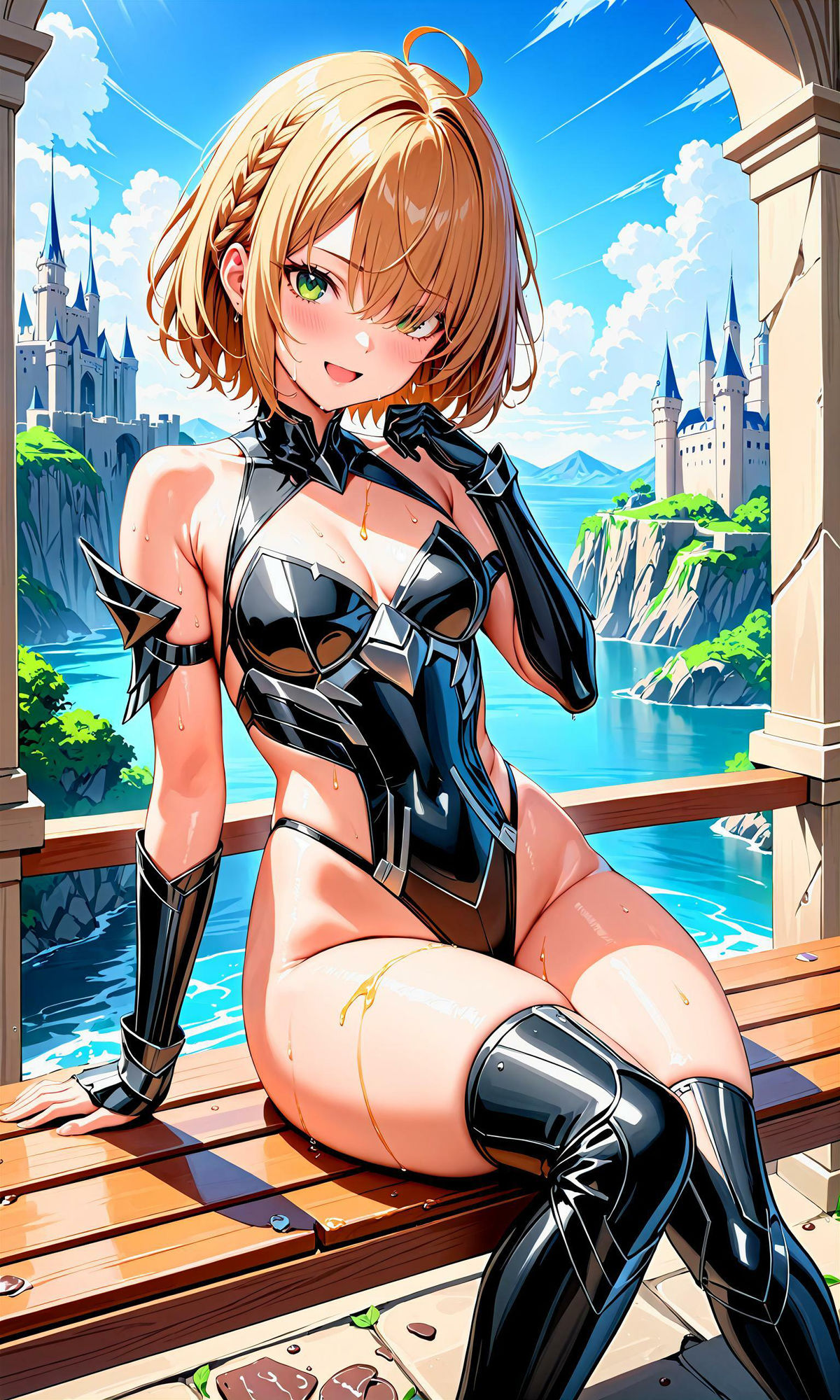 サンプル画像1:エチエチ騎士ちゃん-オフショットにどきどき！守ってあげたいナイトちゃん-(BETA) [d_407360]