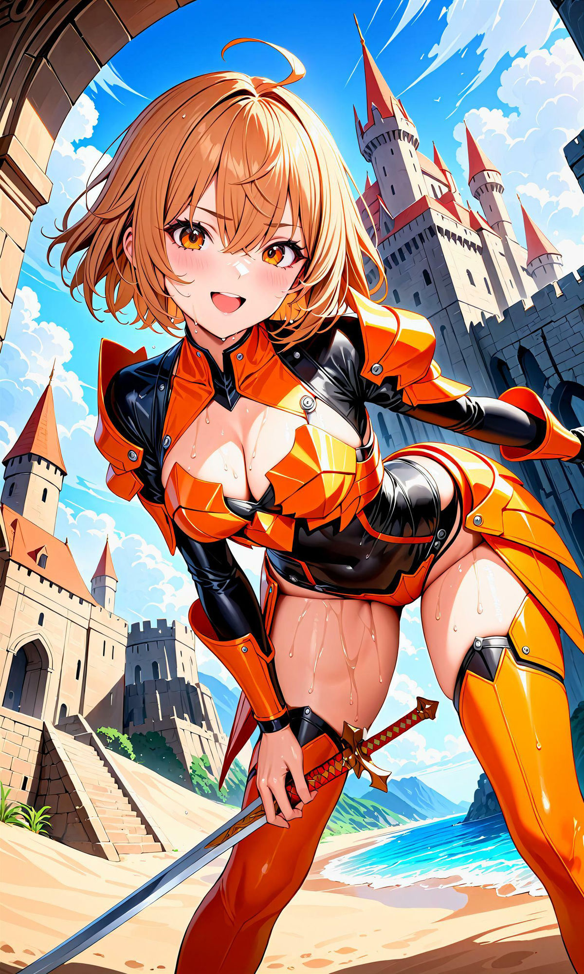 サンプル画像2:エチエチ騎士ちゃん-オフショットにどきどき！守ってあげたいナイトちゃん-(BETA) [d_407360]