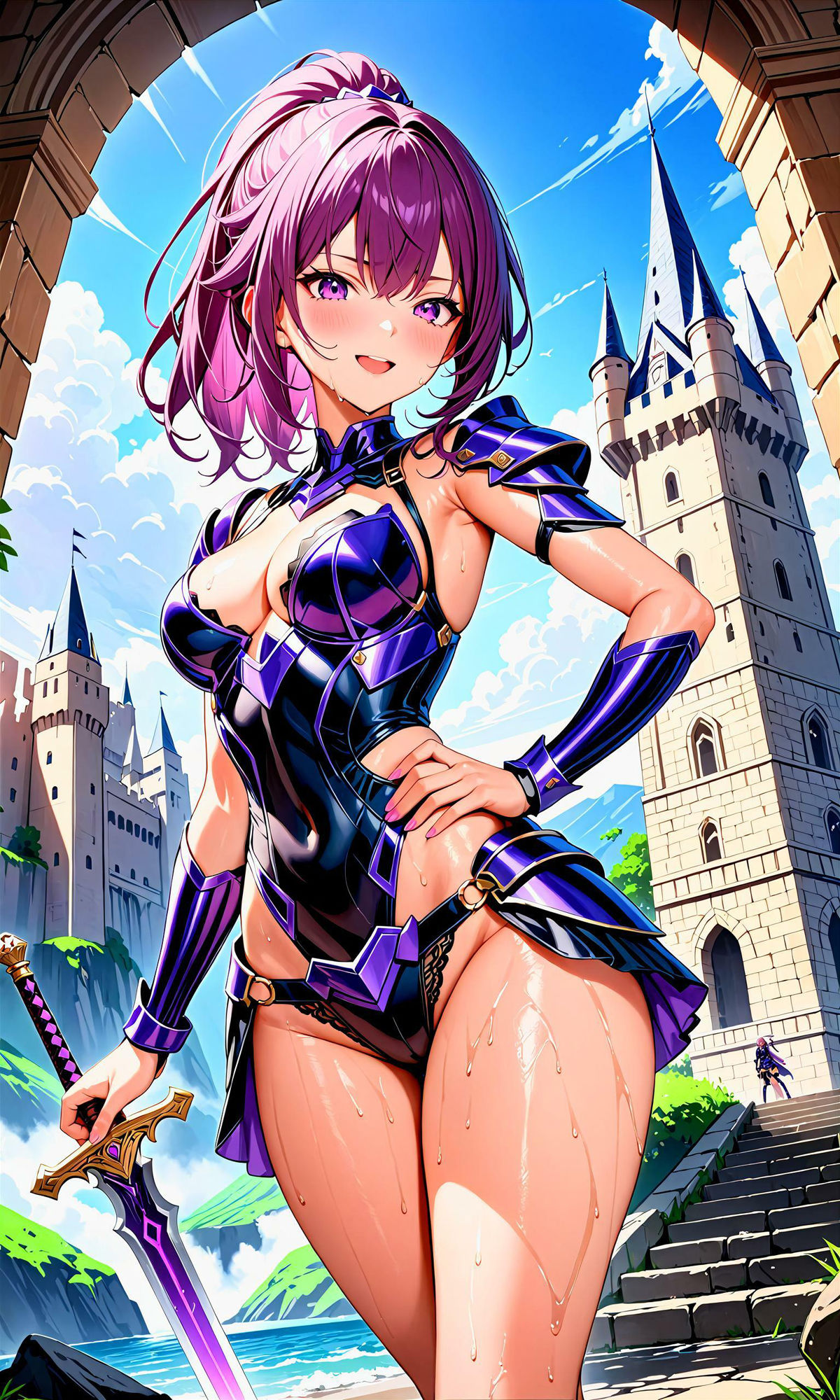 サンプル画像5:エチエチ騎士ちゃん-オフショットにどきどき！守ってあげたいナイトちゃん-(BETA) [d_407360]