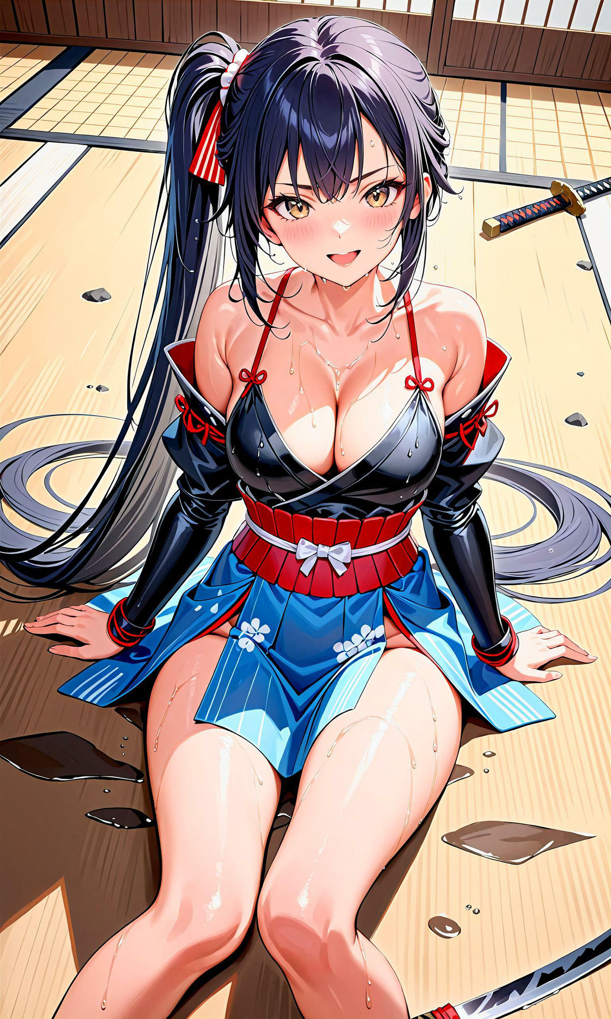 サンプル画像1:エチエチ侍ちゃん-エチエチすぎて俺の刀は絶対さびないw-(BETA) [d_407362]