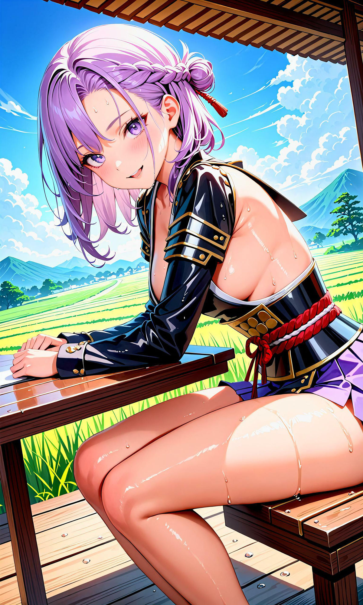 サンプル画像4:エチエチ侍ちゃん-エチエチすぎて俺の刀は絶対さびないw-(BETA) [d_407362]