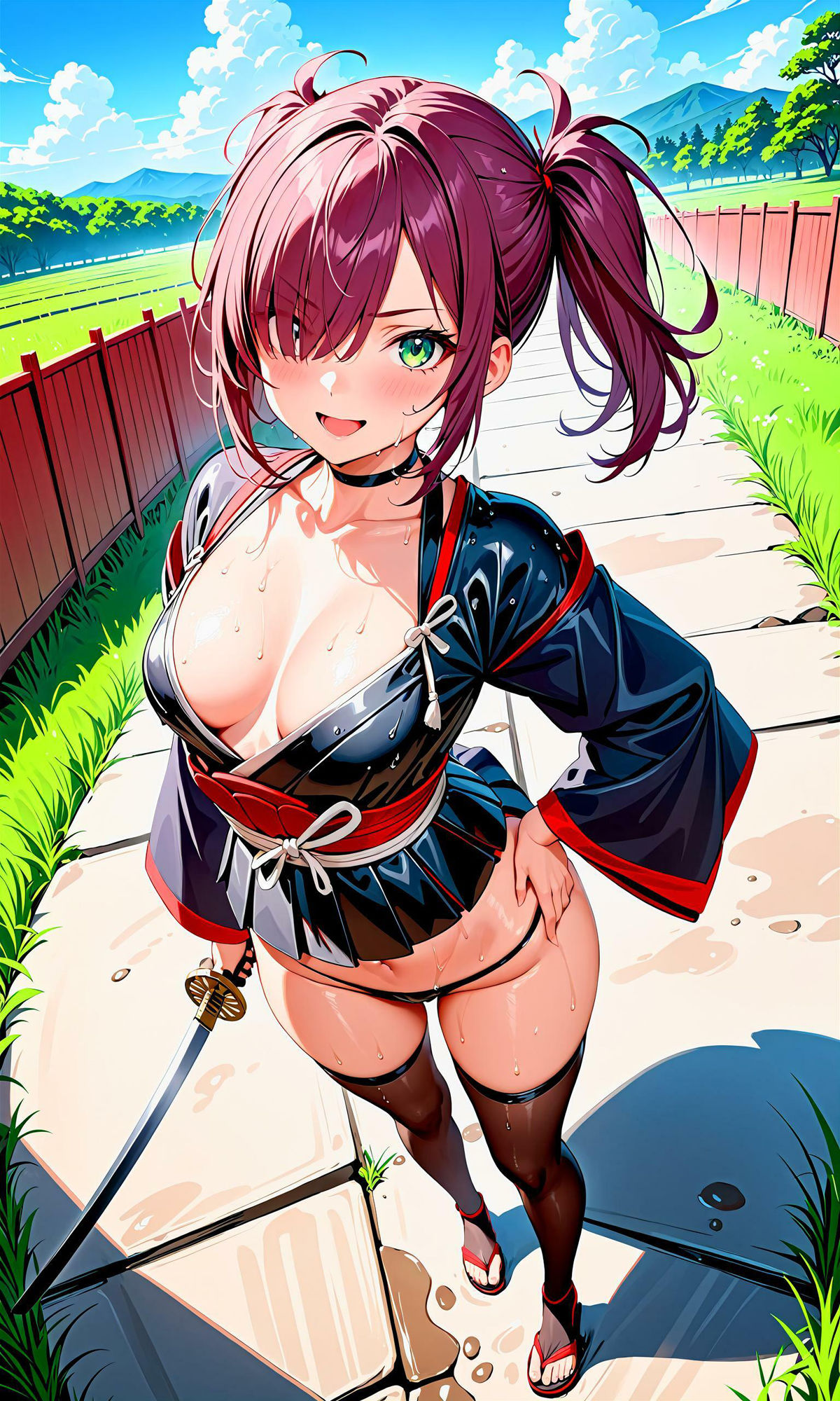 サンプル画像5:エチエチ侍ちゃん-エチエチすぎて俺の刀は絶対さびないw-(BETA) [d_407362]