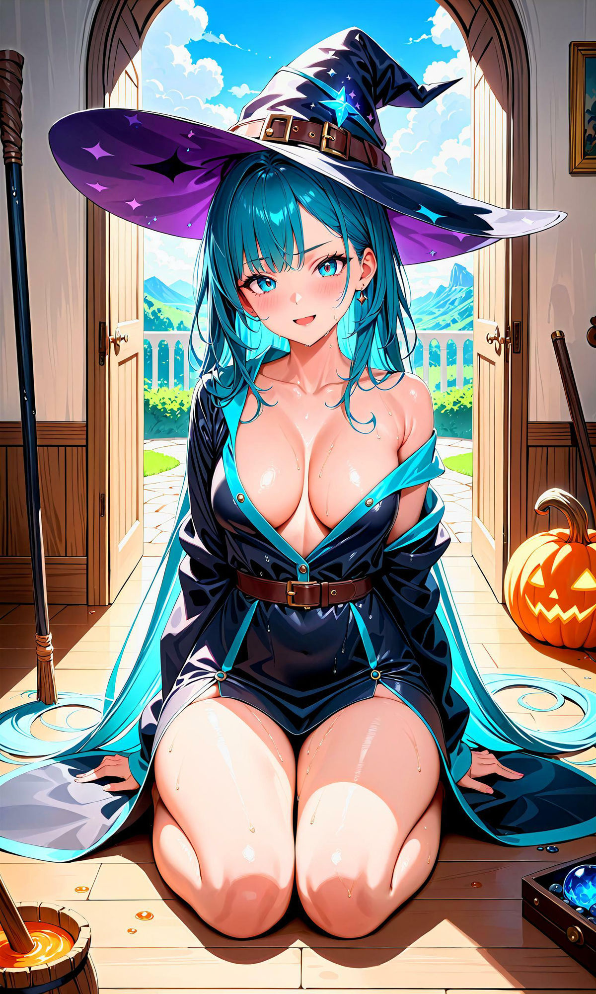 サンプル画像1:エチエチ魔女ちゃん-こんな魔女ちゃんに魔法をかけられて操られたいw-(BETA) [d_407368]