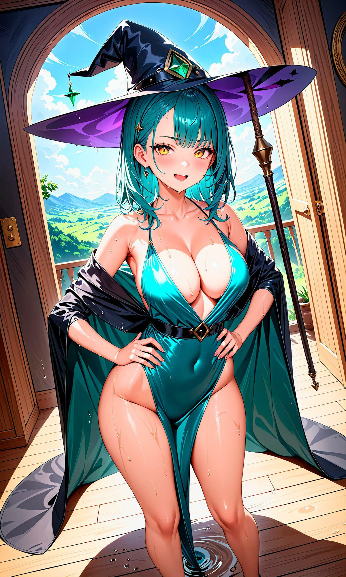 サンプル画像4:エチエチ魔女ちゃん-こんな魔女ちゃんに魔法をかけられて操られたいw-(BETA) [d_407368]