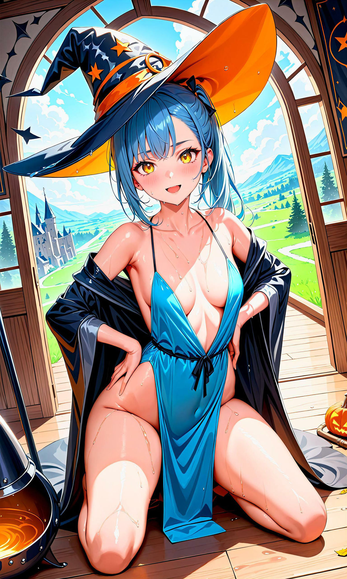 サンプル画像5:エチエチ魔女ちゃん-こんな魔女ちゃんに魔法をかけられて操られたいw-(BETA) [d_407368]