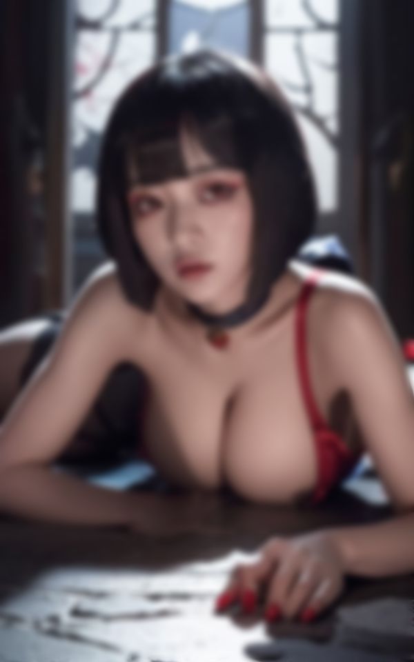 サンプル画像3:淫乱爆乳キョンシーHな流出写真集92枚(えいあい革命) [d_407500]