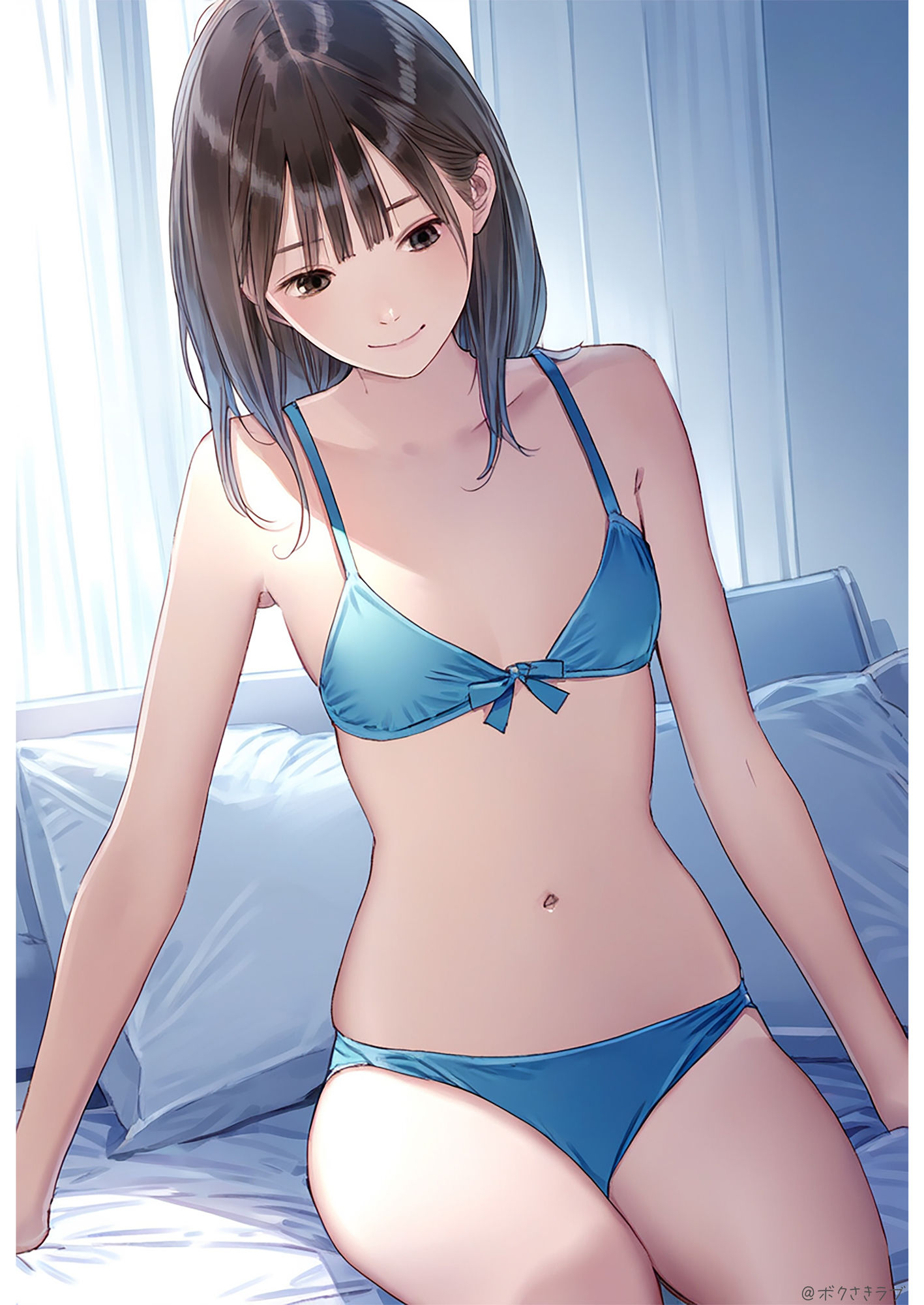 サンプル画像1:水着女子(ボクさきラブ) [d_407504]