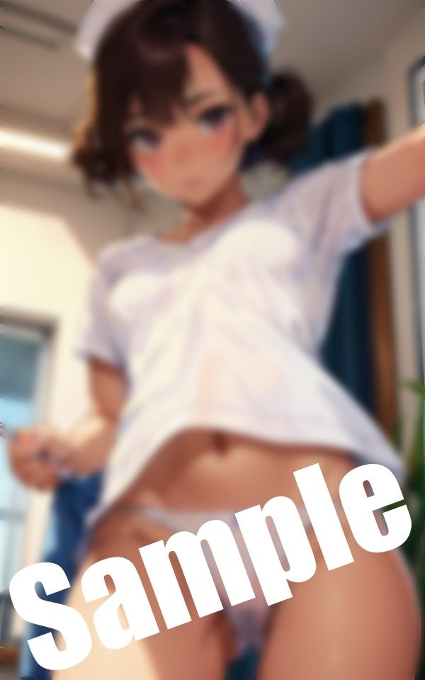 サンプル画像2:エロナースの誘惑〜病院で淫らな姿のナースに誘われて…「内緒で〇〇〇しませんか？」(妄想パラダイス) [d_407519]