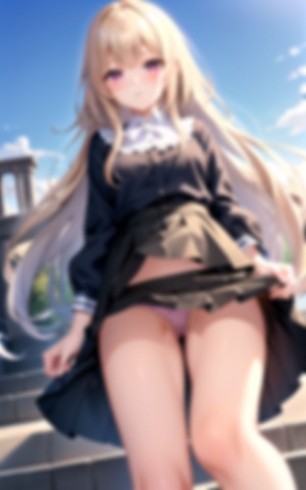 サンプル画像6:先輩は裸族なので気づいたら外でも脱いでます(淫乱の森) [d_407569]