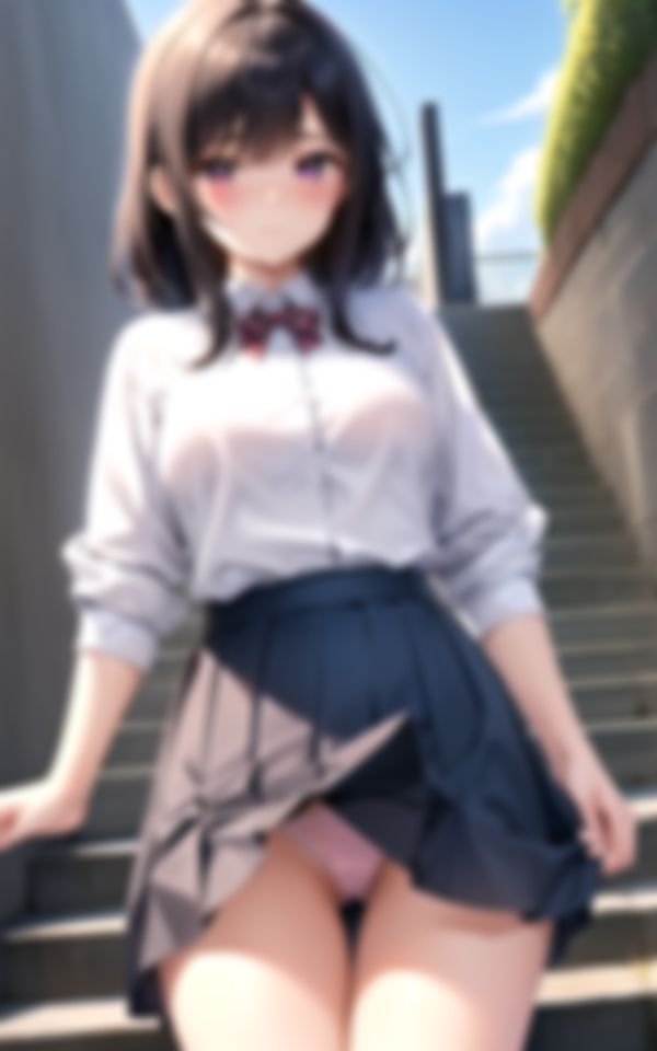 サンプル画像1:学校で噂の露出狂は…先輩でした(ero04) [d_407589]