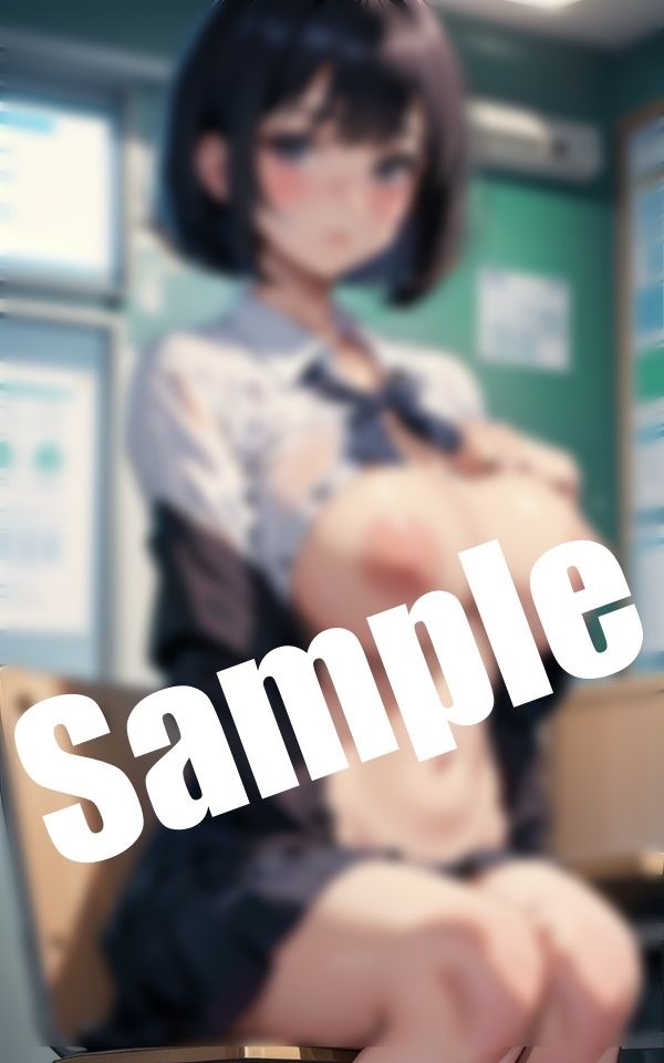 サンプル画像3:美少女を乳首攻め・教室で巨乳の美少女が淫らな姿に…乳首から攻めてほしいの…(妄想パラダイス) [d_407665]