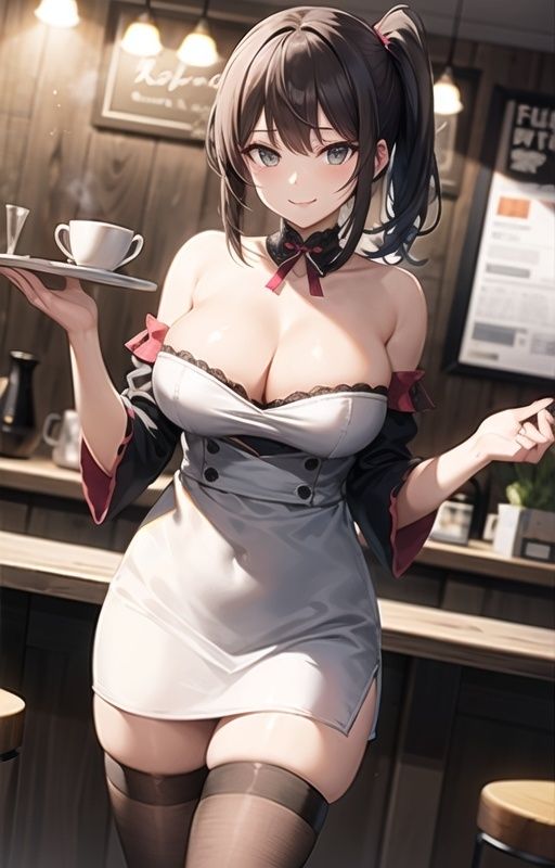 サンプル画像1:発情メイドと秘密のにゅるにゅるご奉仕(ai生成で中出し天国) [d_407674]