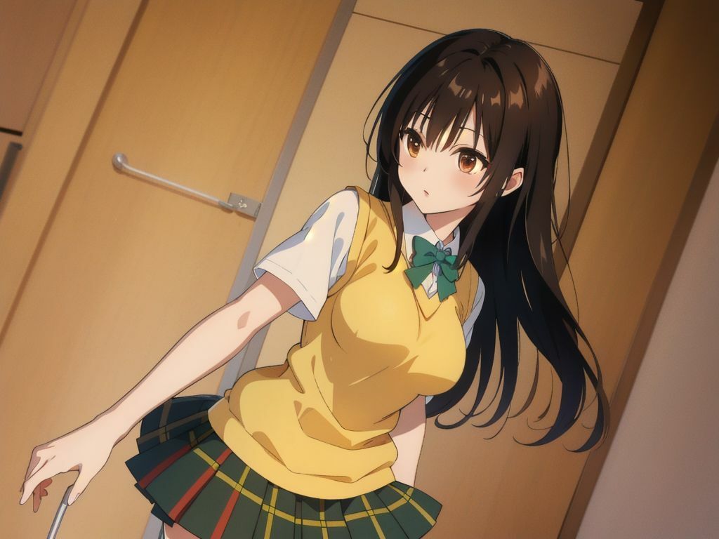 サンプル画像1:【とらぶる学園】古●川唯の ハレンチ校内露出・どこでもオナニー編(あなたのヒロ淫ズ) [d_407732]