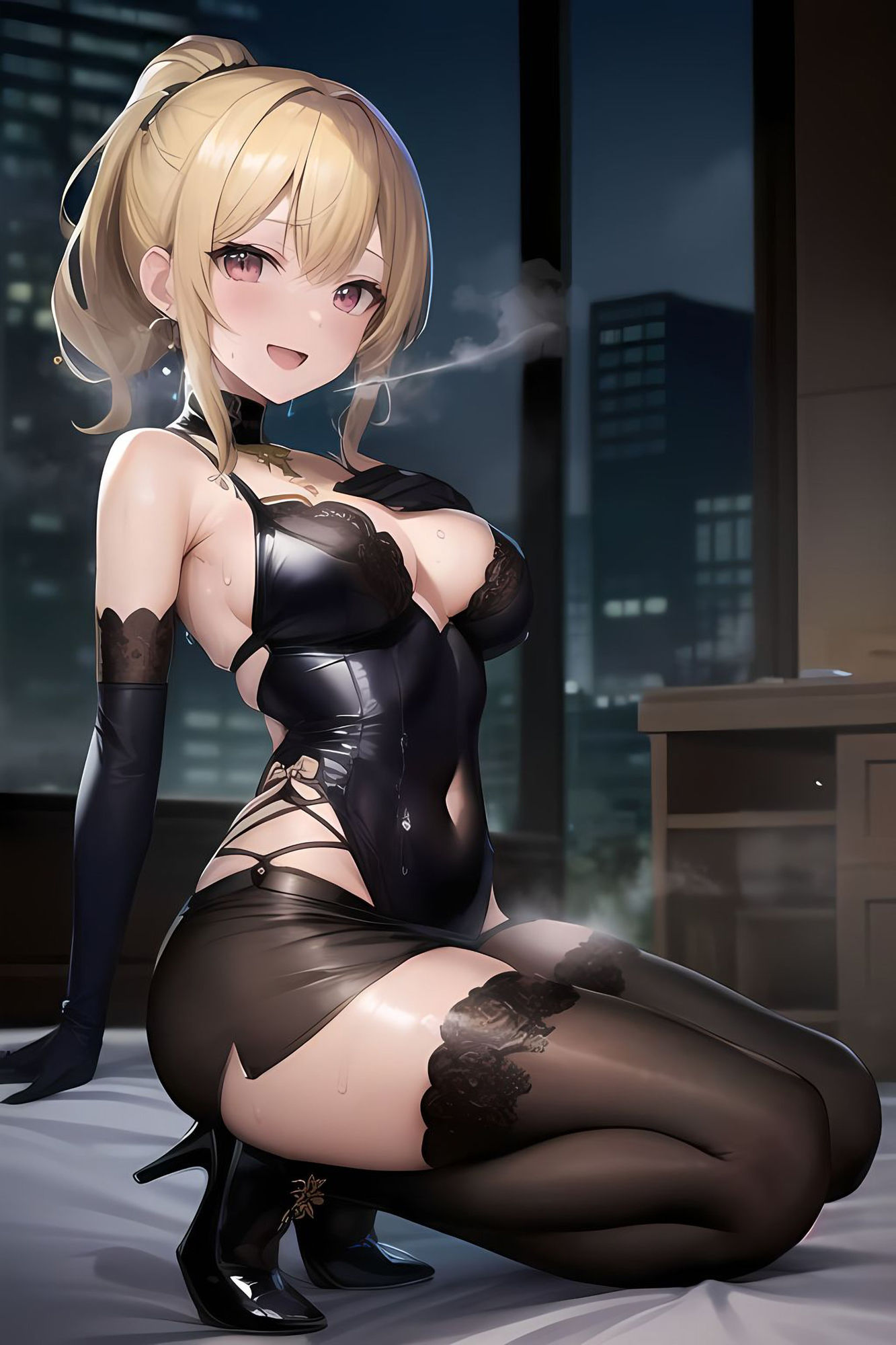 サンプル画像2:自信満々のサキュバスがチン棒に服従した件(ぷるぷり) [d_407751]