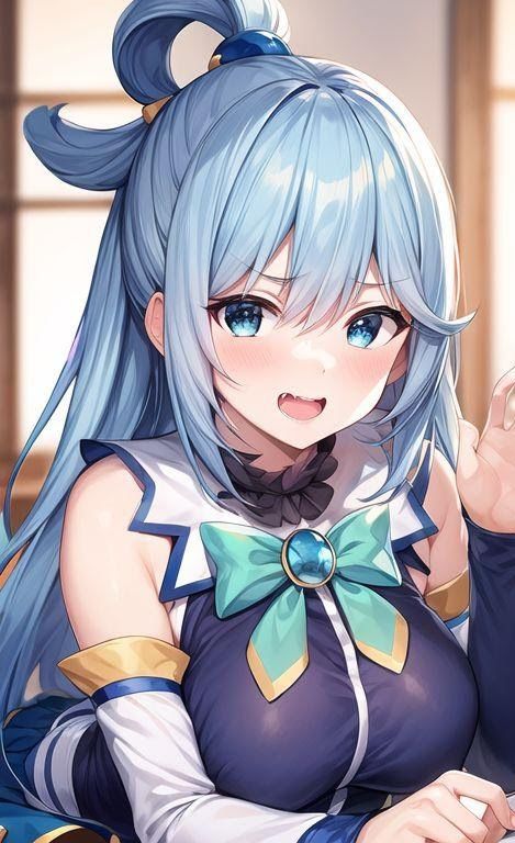 サンプル画像1:この素晴らしい世界に〇〇を！アク◯みたいな女の子(縦軸と無花果) [d_407753]