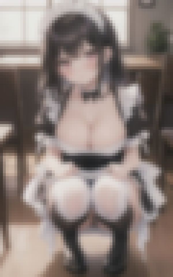 サンプル画像1:地味隠れ巨乳のメイドちゃんにお願いして激エロパンチラ撮影しました。(みおもん) [d_407808]