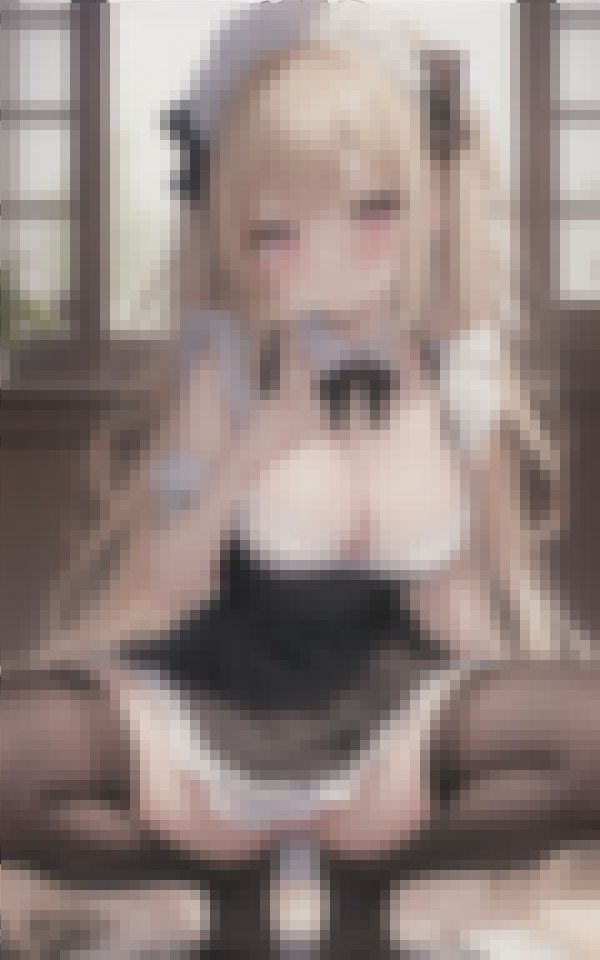 サンプル画像6:地味隠れ巨乳のメイドちゃんにお願いして激エロパンチラ撮影しました。(みおもん) [d_407808]