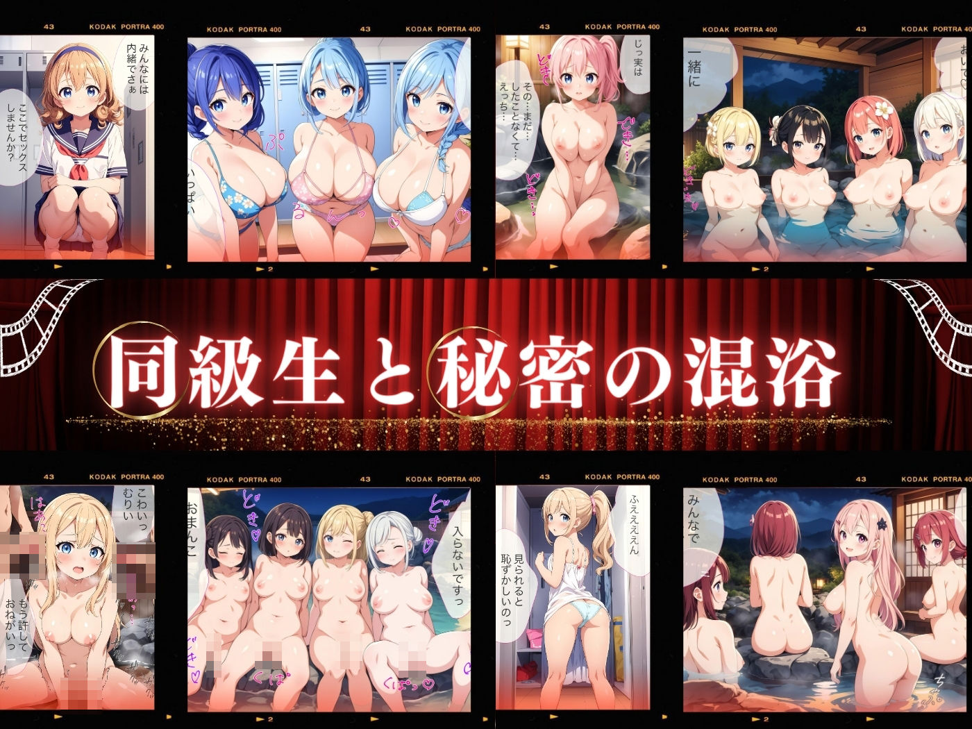 サンプル画像1:同級生と秘密の混浴【4K高画質】(月光シャワー) [d_407820]