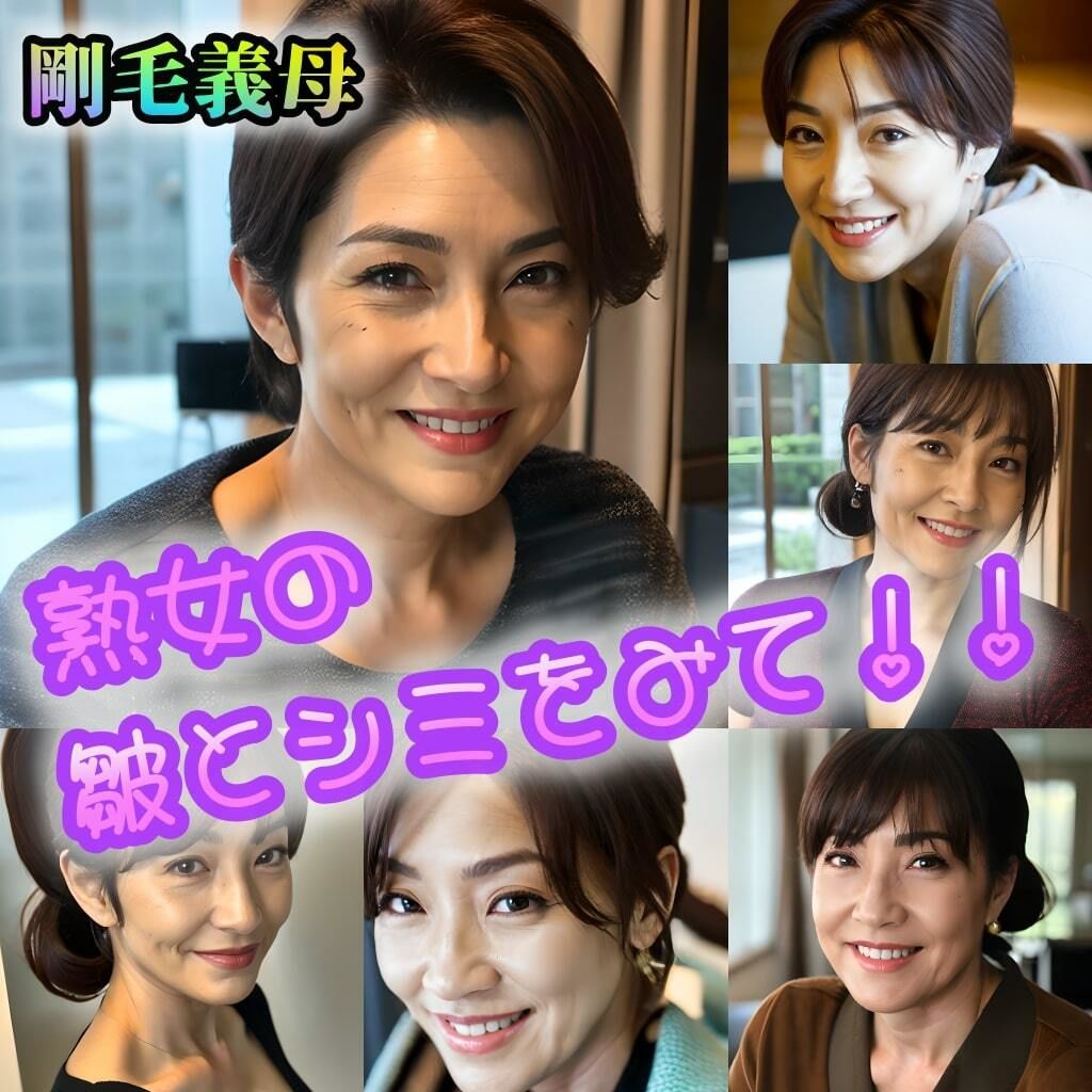 サンプル画像5:【着エロ義母】剛毛義母のぱつんぱつんおっぱい〜勃起した乳首と卑猥な陰毛〜【139p】(紐をギュッとね) [d_407832]