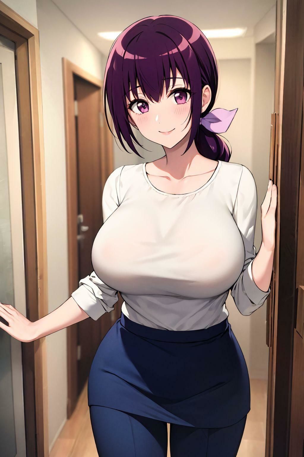 サンプル画像1:スマイルプ◯キュア？ 変態なみゆきママと妄想性生活(きゃんでぃー) [d_407896]