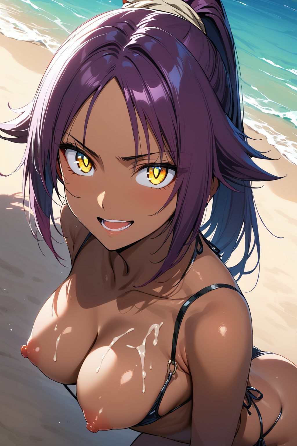 サンプル画像2:ブリーチ 夜一(リュ@AI) [d_407933]