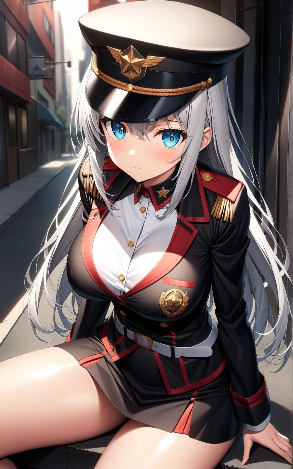 サンプル画像6:軍服っ娘(オレのわーるど) [d_407937]