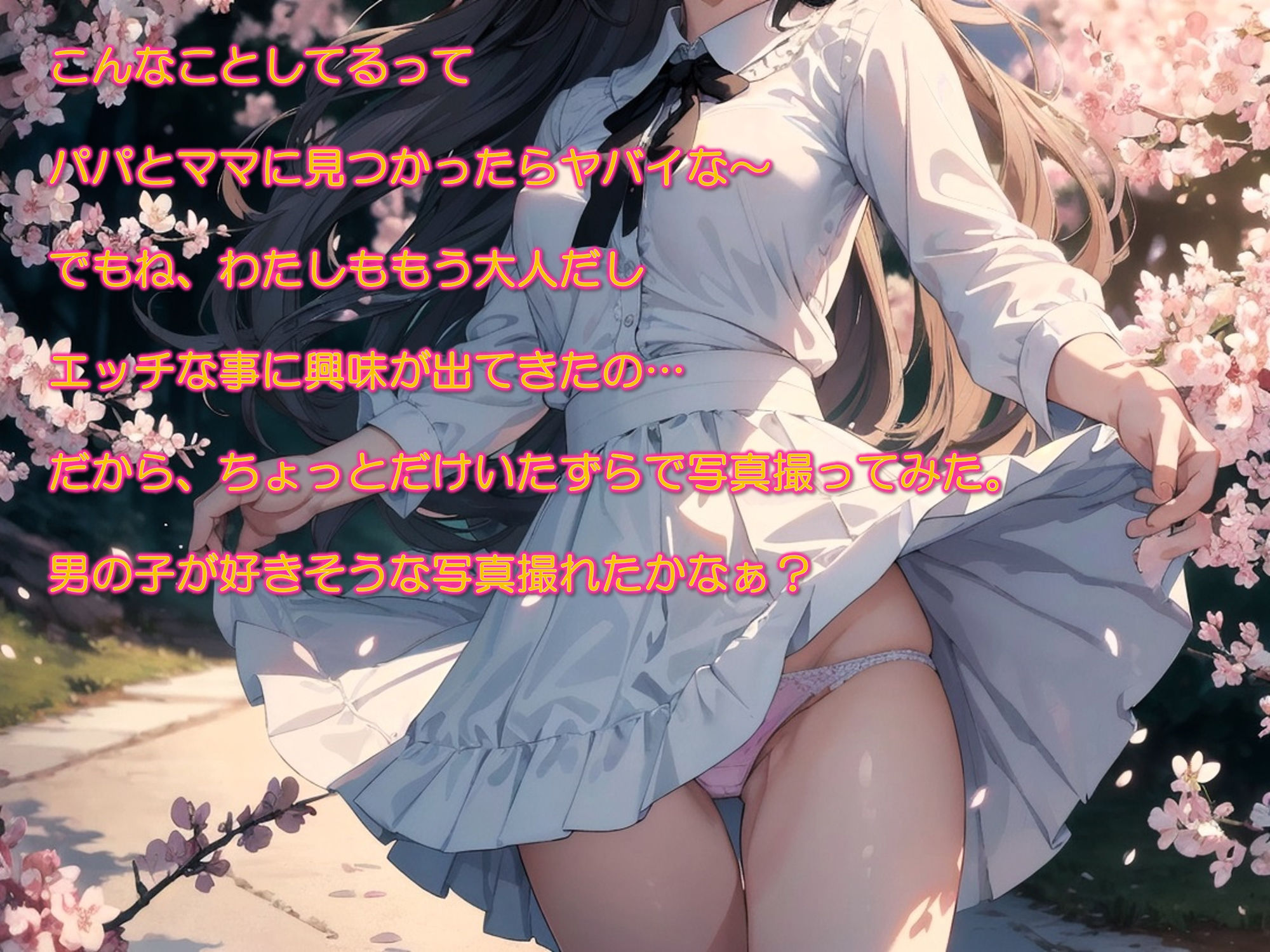 サンプル画像1:フラワーパーク お嬢様の悪戯(AIマジカルタウン) [d_407962]